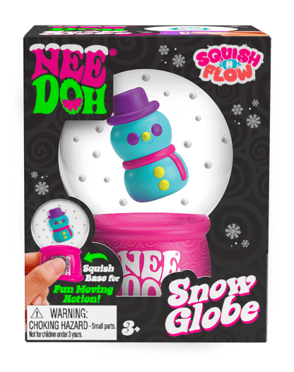 NeeDoh Squish N Flow Snow Globe