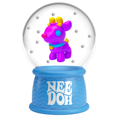 NeeDoh Squish N Flow Snow Globe