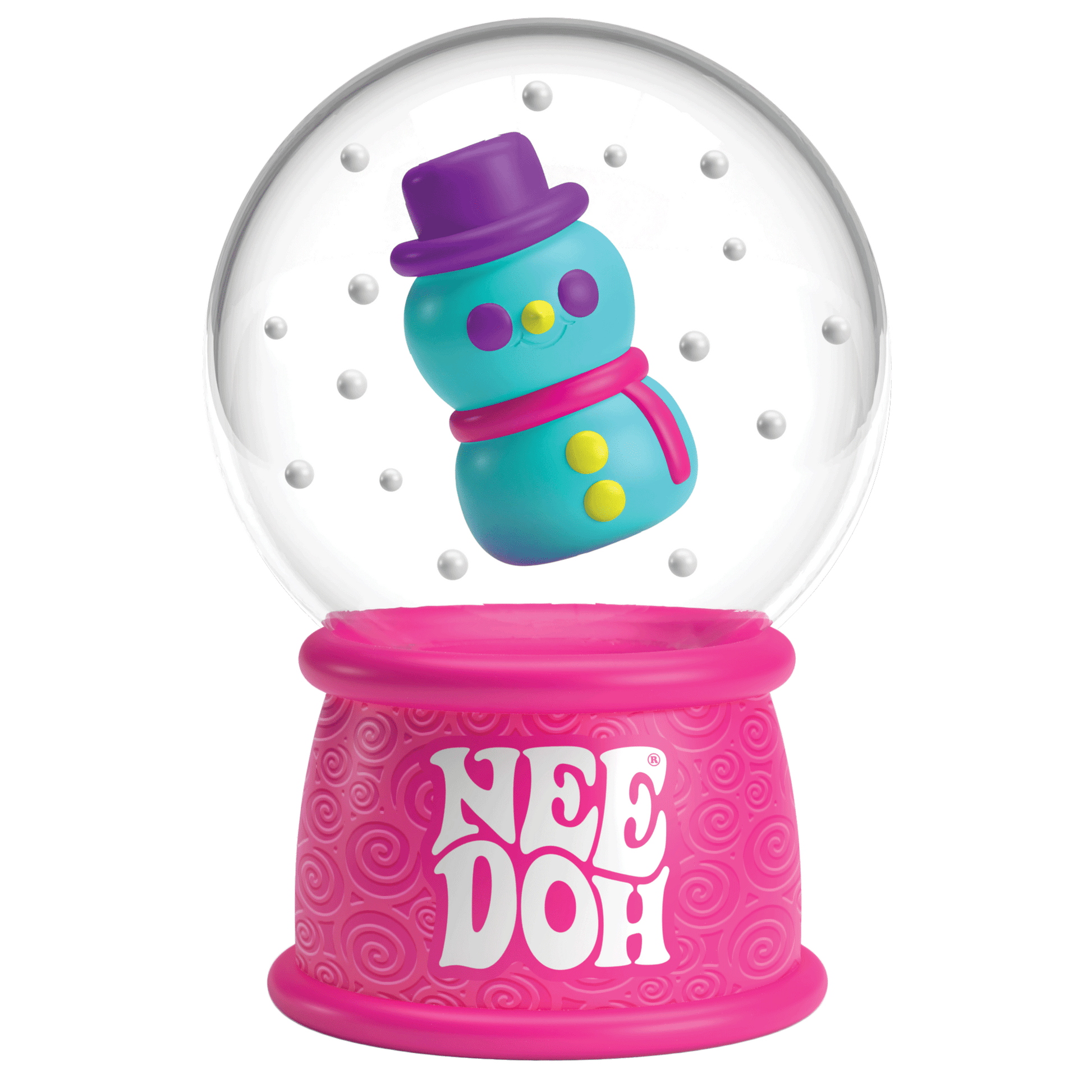 NeeDoh Squish N Flow Snow Globe
