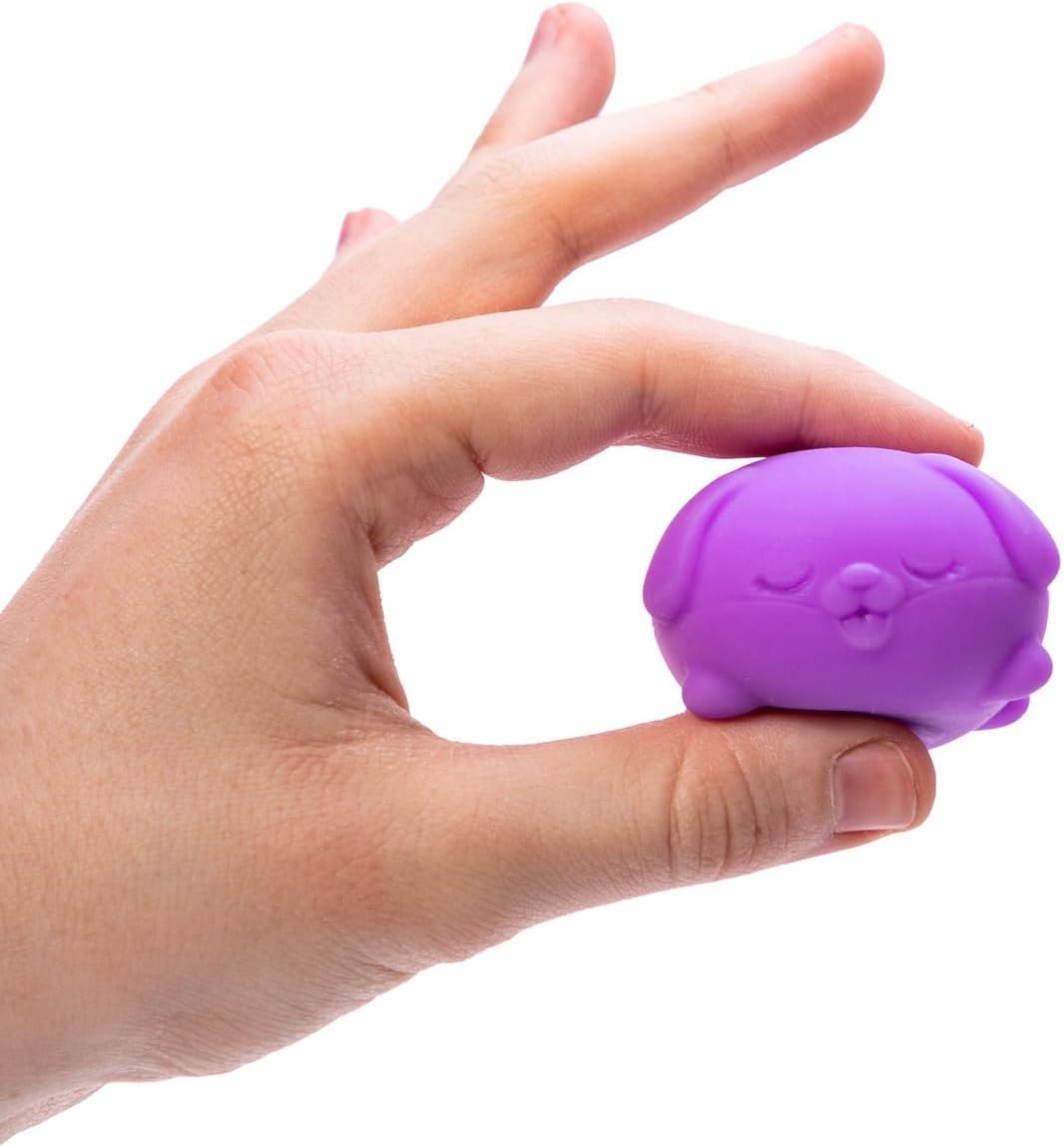 Schylling NeeDoh Teenie Funky Pups – Sensory Squeeze Toy – Contains 3 Mini Groovy Globs – 1.5″ Wide – Color May Vary (Pack of 1)