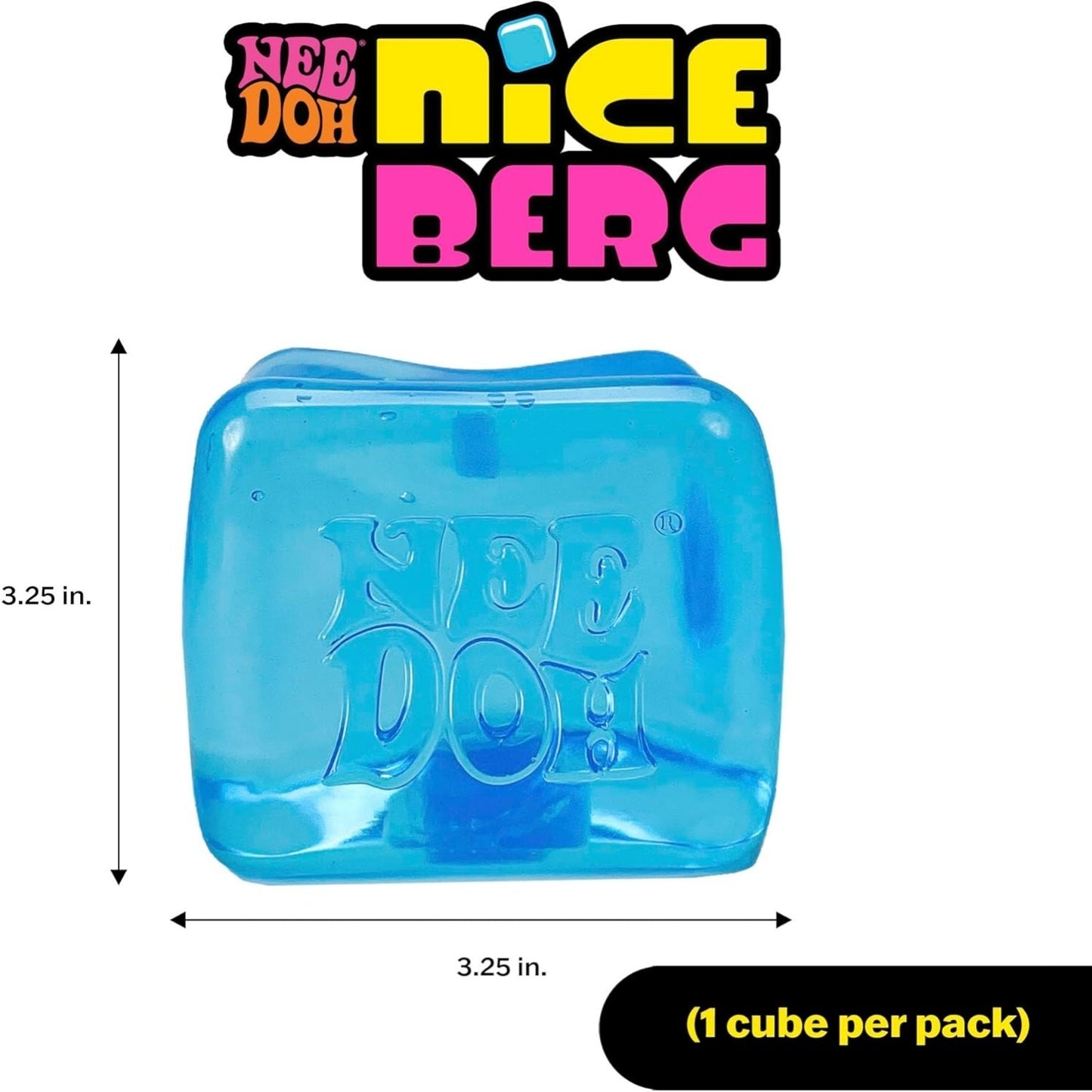 NeeDoh Nice Berg – Giant Squishy Cube