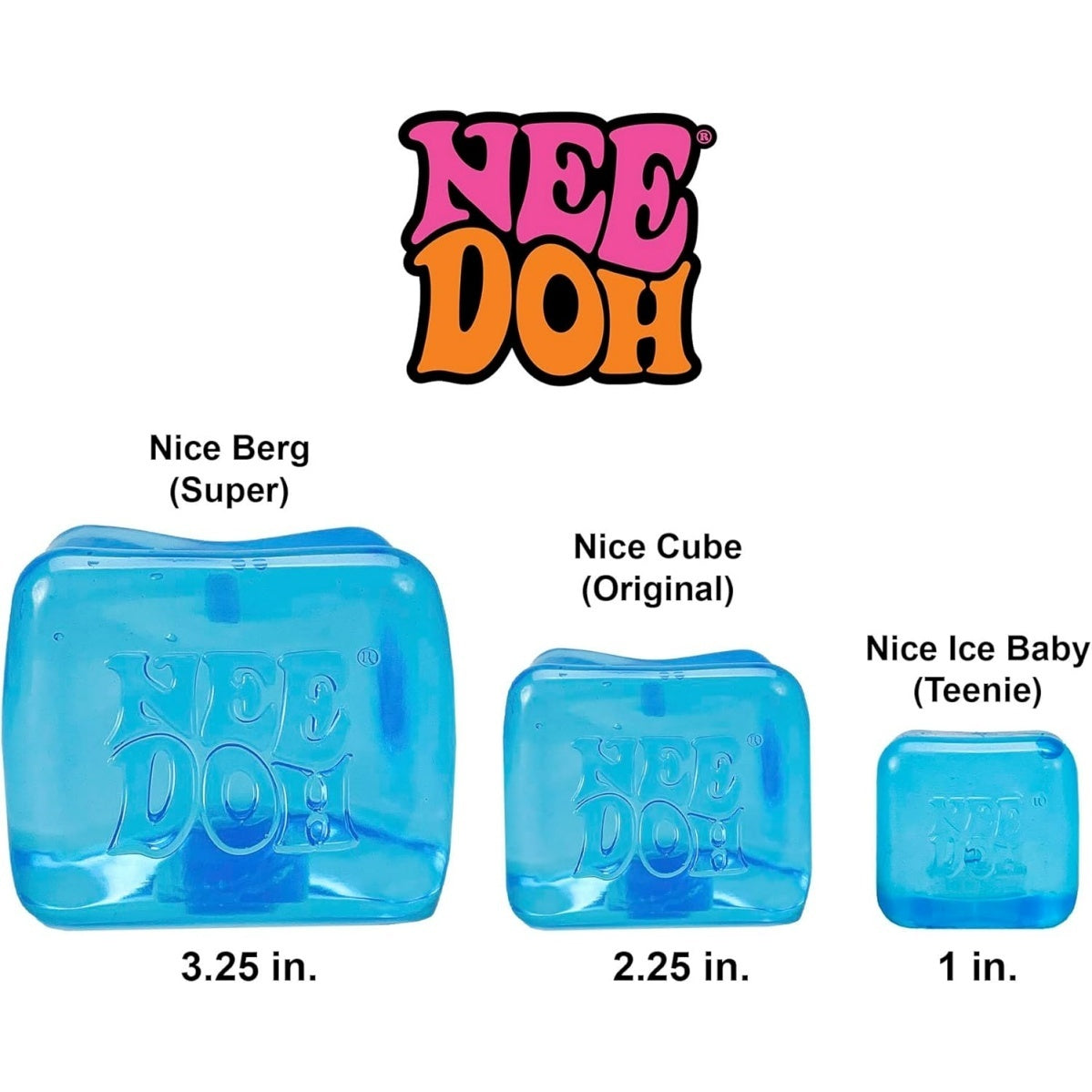 NeeDoh Nice Berg – Giant Squishy Cube