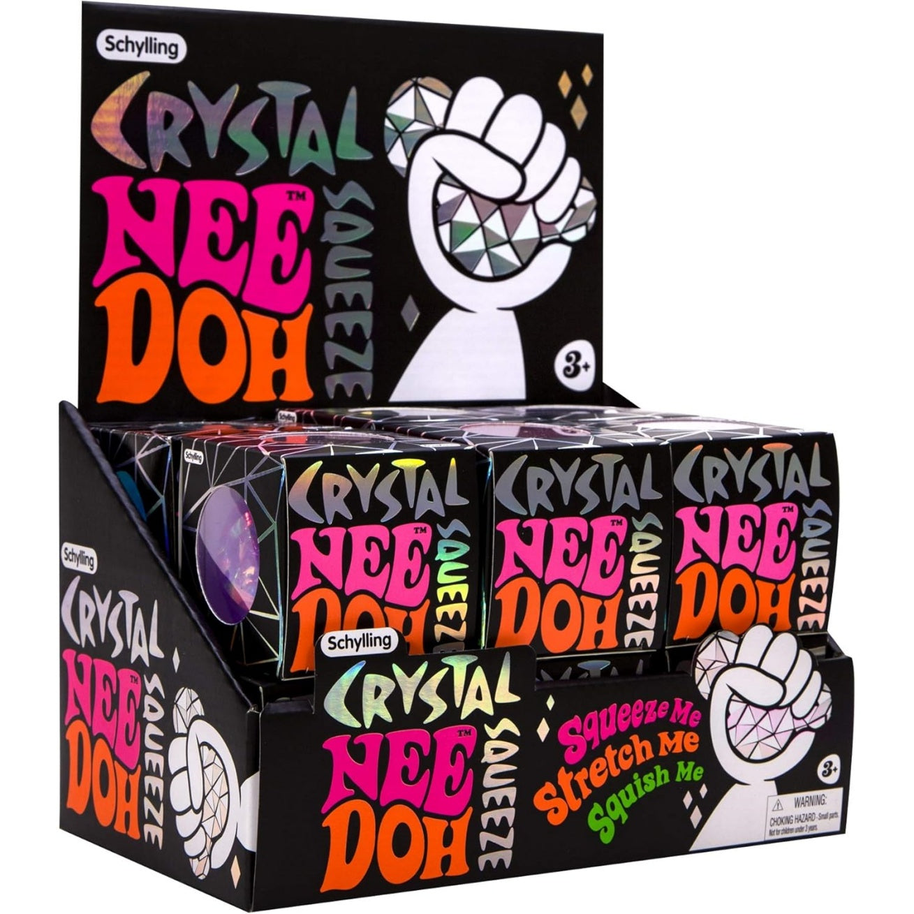 NeeDoh Crystal – Liquid-Filled Sensory Ball – Assorted