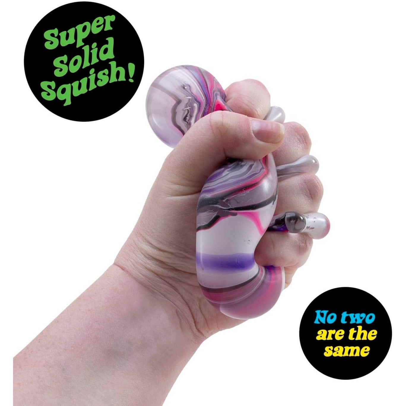 NeeDoh Nice Cube Swirl – Solid Squish – Assorted