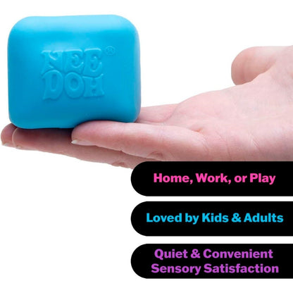 NeeDoh Nice Cube Glow – Glows in the Dark – Assorted