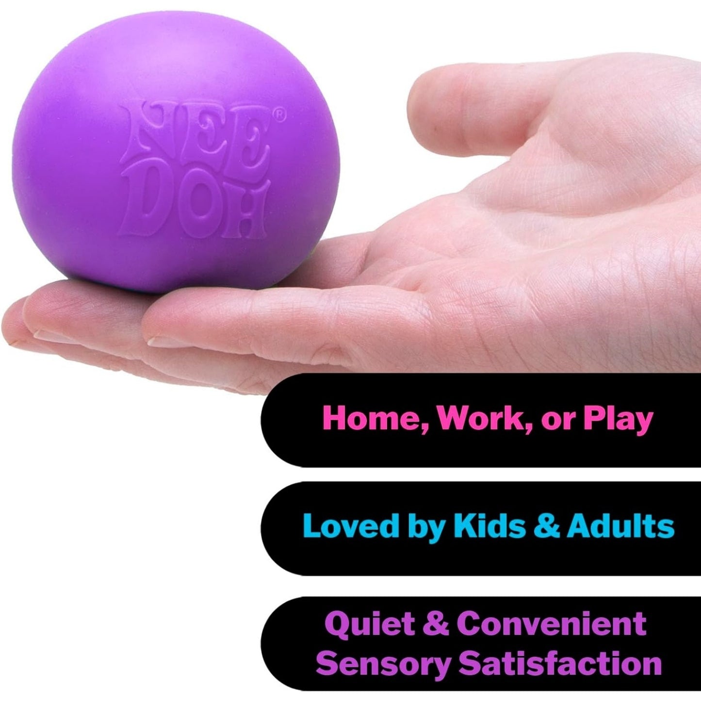 NeeDoh Original Sensory Ball – Pink