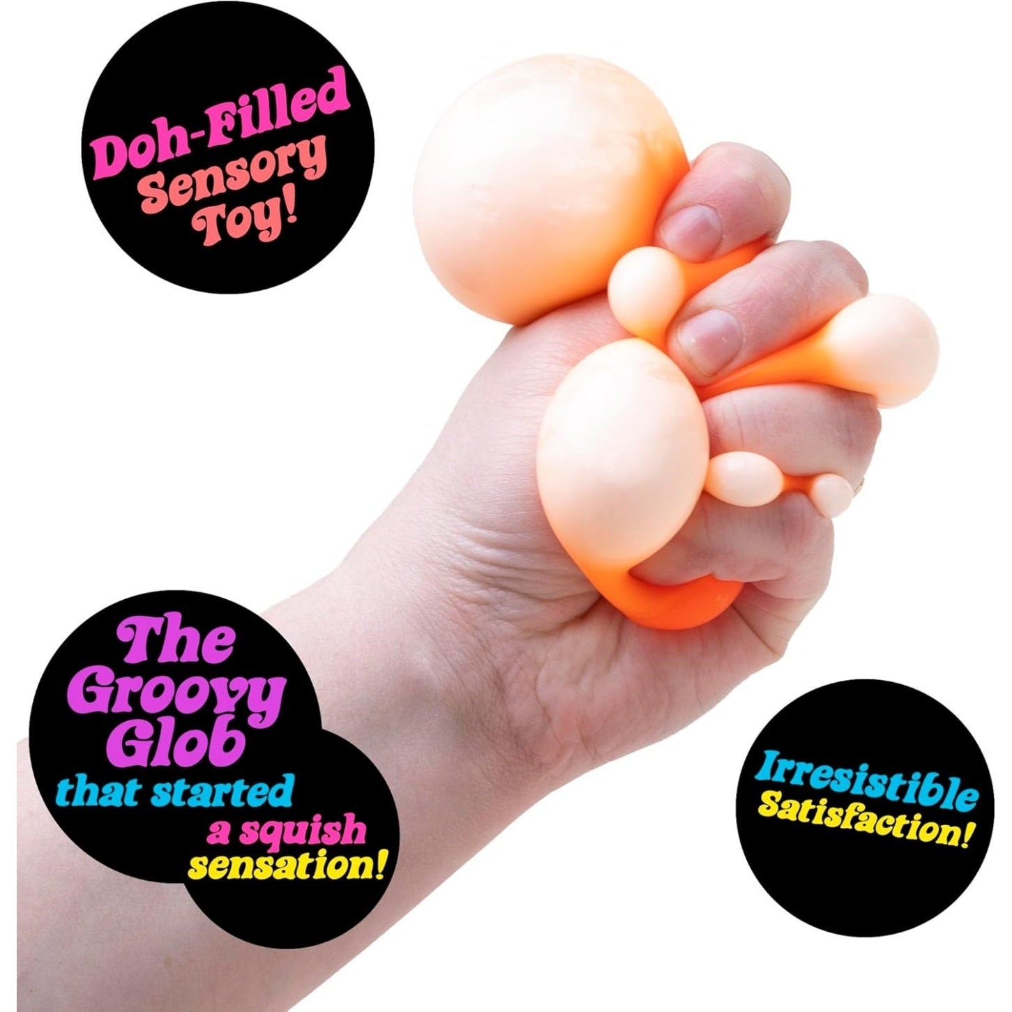 NeeDoh Original Sensory Ball – Pink