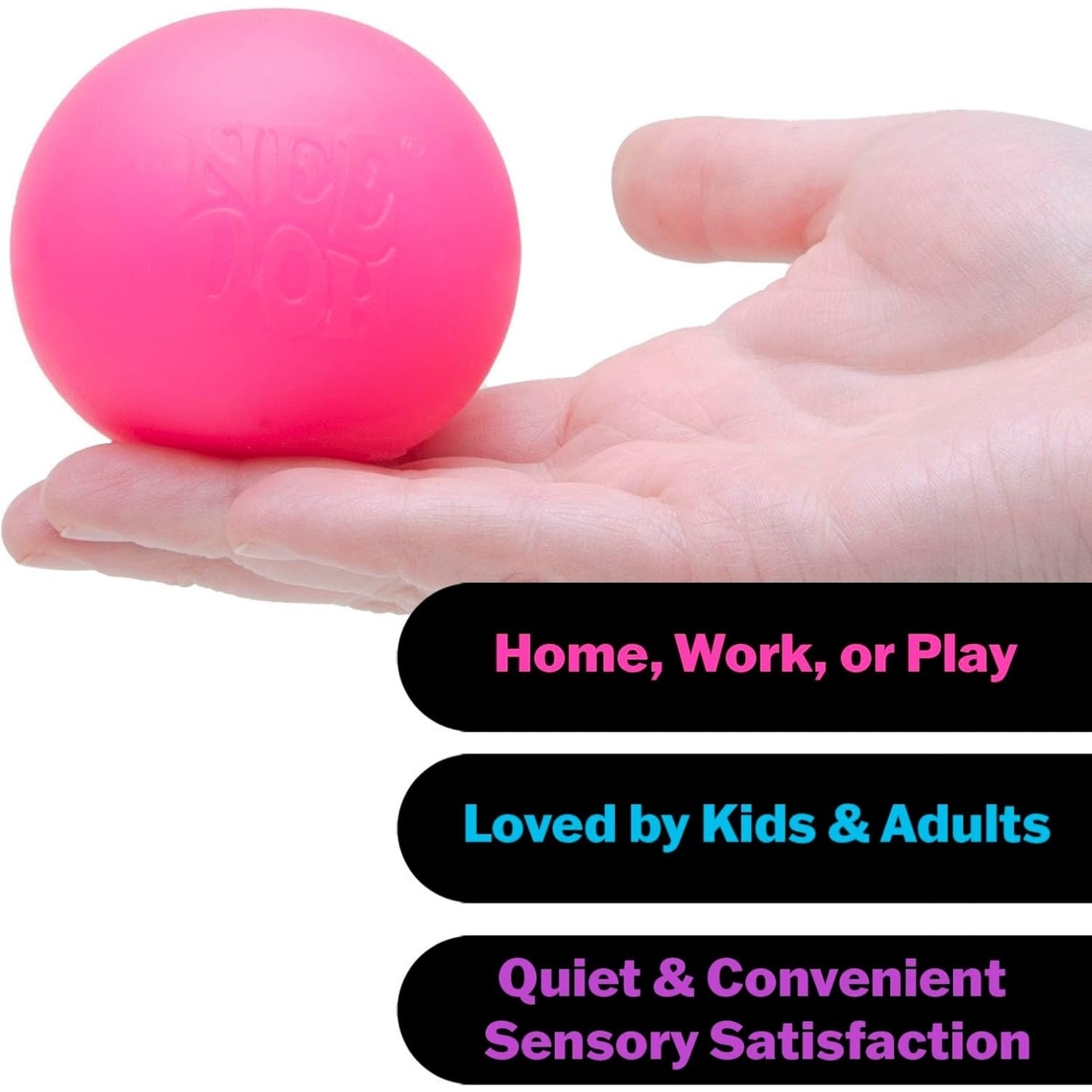 NeeDoh Original Sensory Ball – Pink