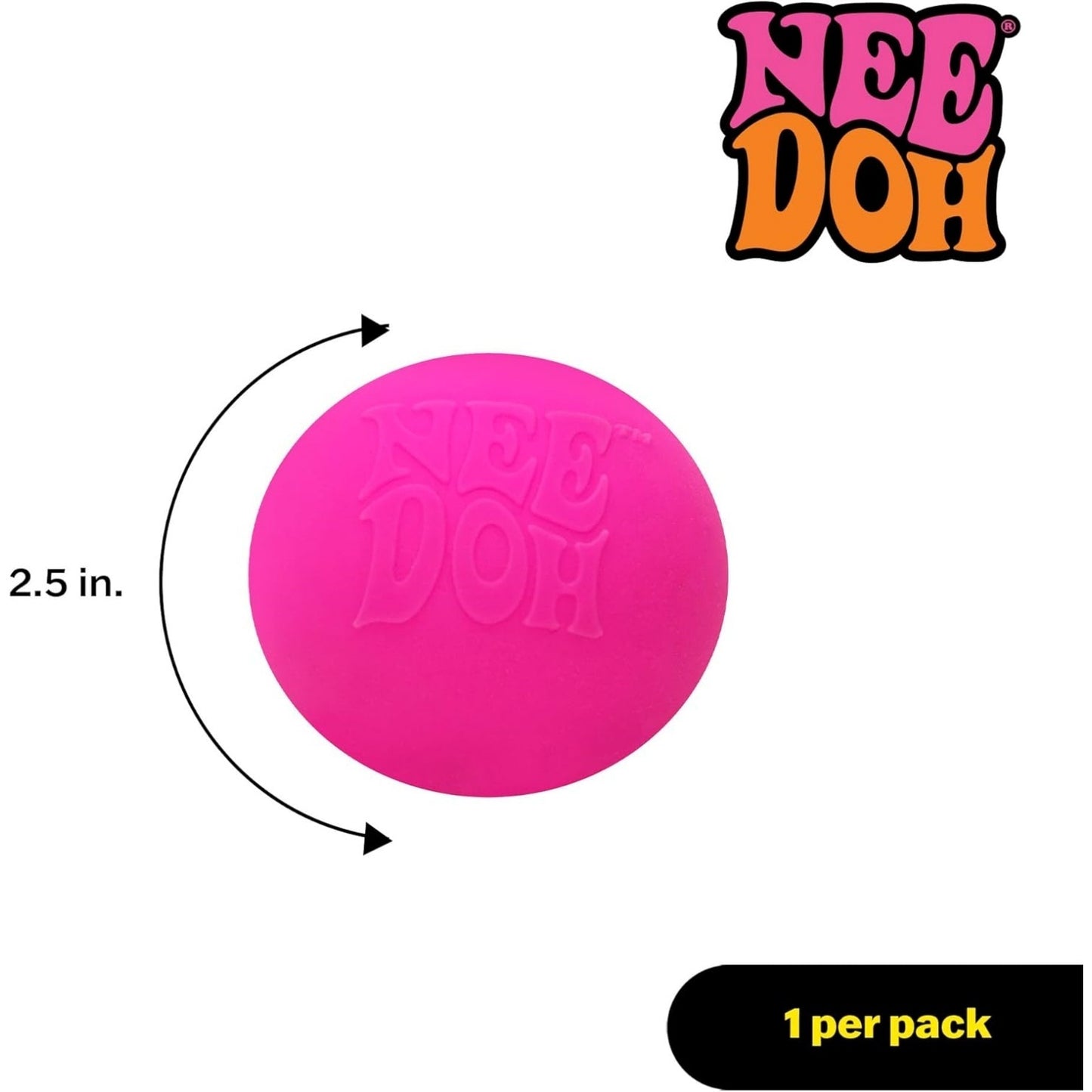 NeeDoh Original Sensory Ball – Pink