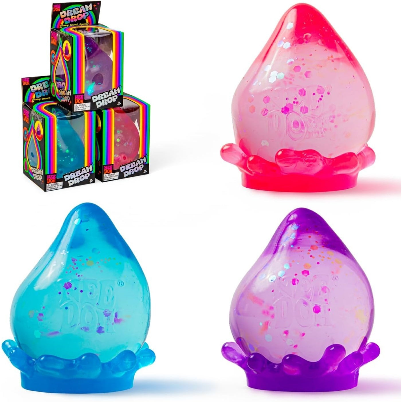 NeeDoh Gumdrop – Textured Sensory Toy – 2.5”