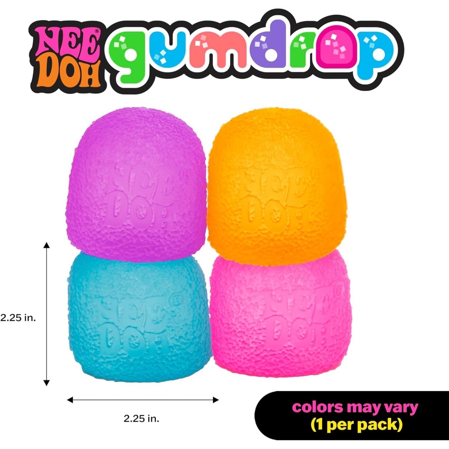 NeeDoh Gumdrop – Textured Sensory Toy – 2.5”
