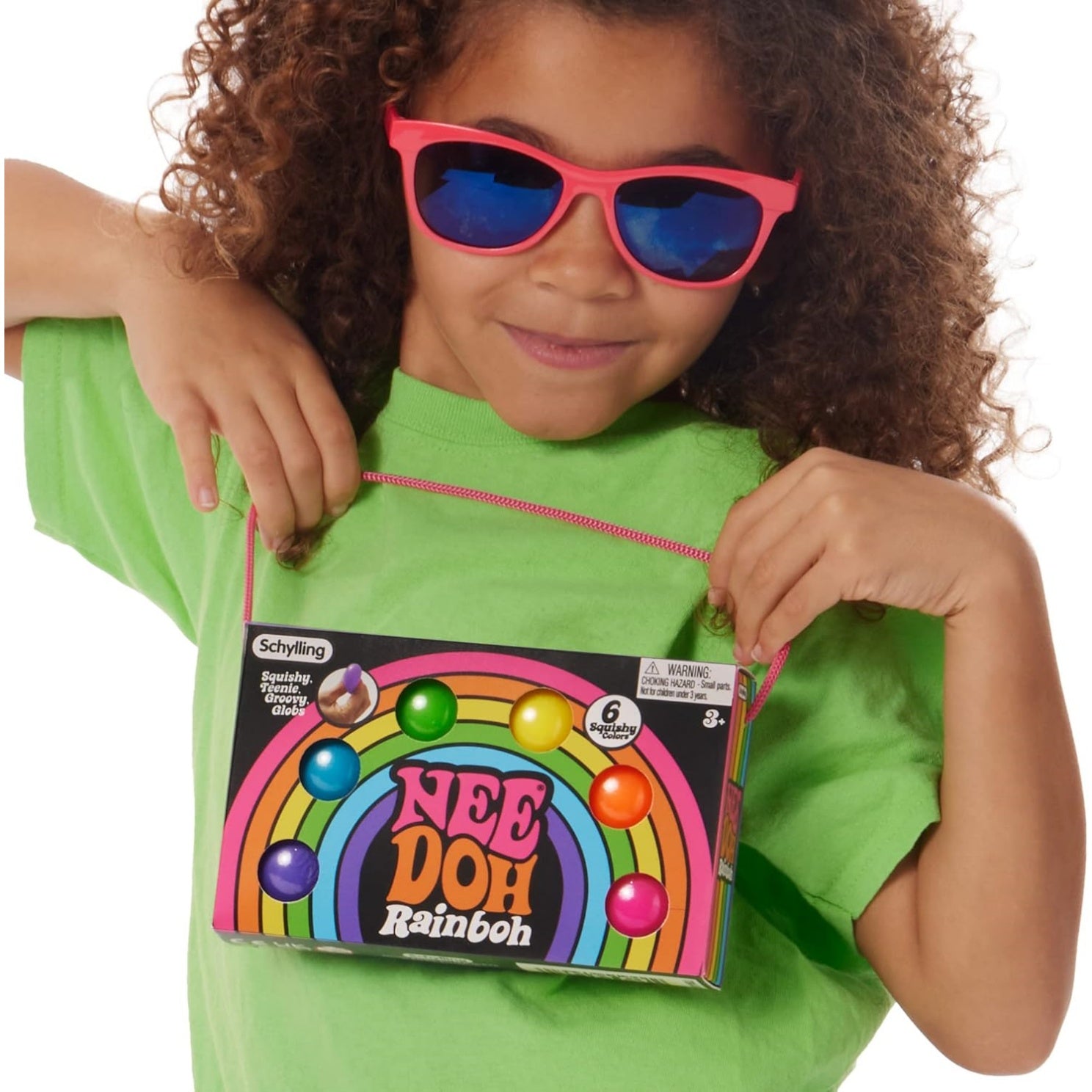 NeeDoh Rainboh Teenie – Mini Globs – 6 Pack