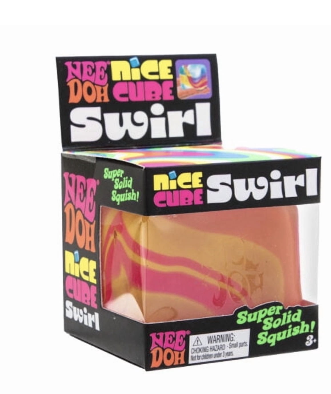 Nice Cube Swirl cube/ ball, stress reliver sensory fidget, (1 chosen a
