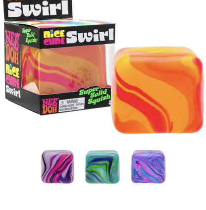 Nice Cube Swirl cube/ ball, stress reliver sensory fidget, (1 chosen a
