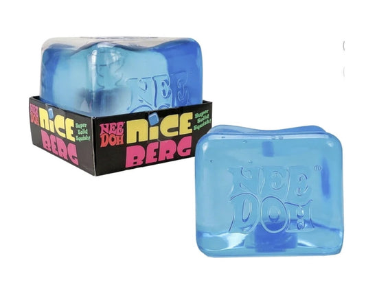 Nice Berg Giant Sensory Nice Cube Stress Ball, Blue (1 Piece)