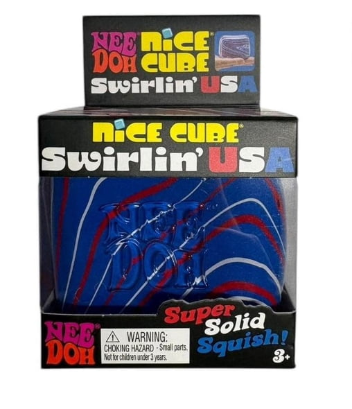 nice cube, 1 RANDOM USA COLOR CHOSEN, STRESS CUBE RELIEVE, SENSORY FID