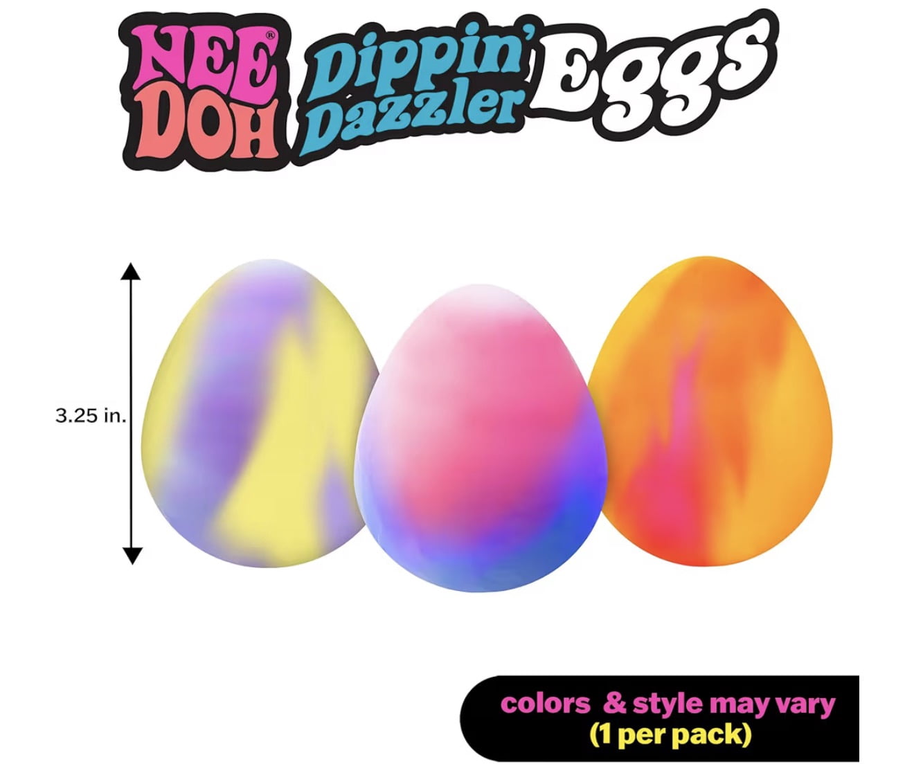 Dippin Dazzler - Sensory Squeeze Egg, Changes Color