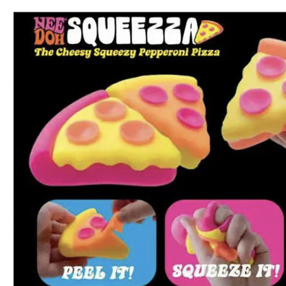 new trending nee doh squeezza pizza slice , 1 chosen at random, sensor