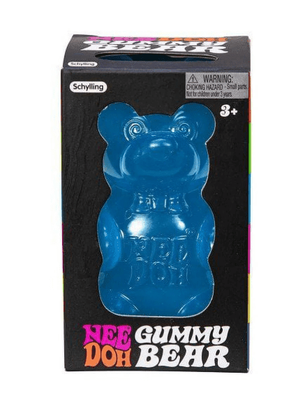 Gummy Bear Sensory Fidget, Super Squishy Stress, Assorted Colors (1 Ra