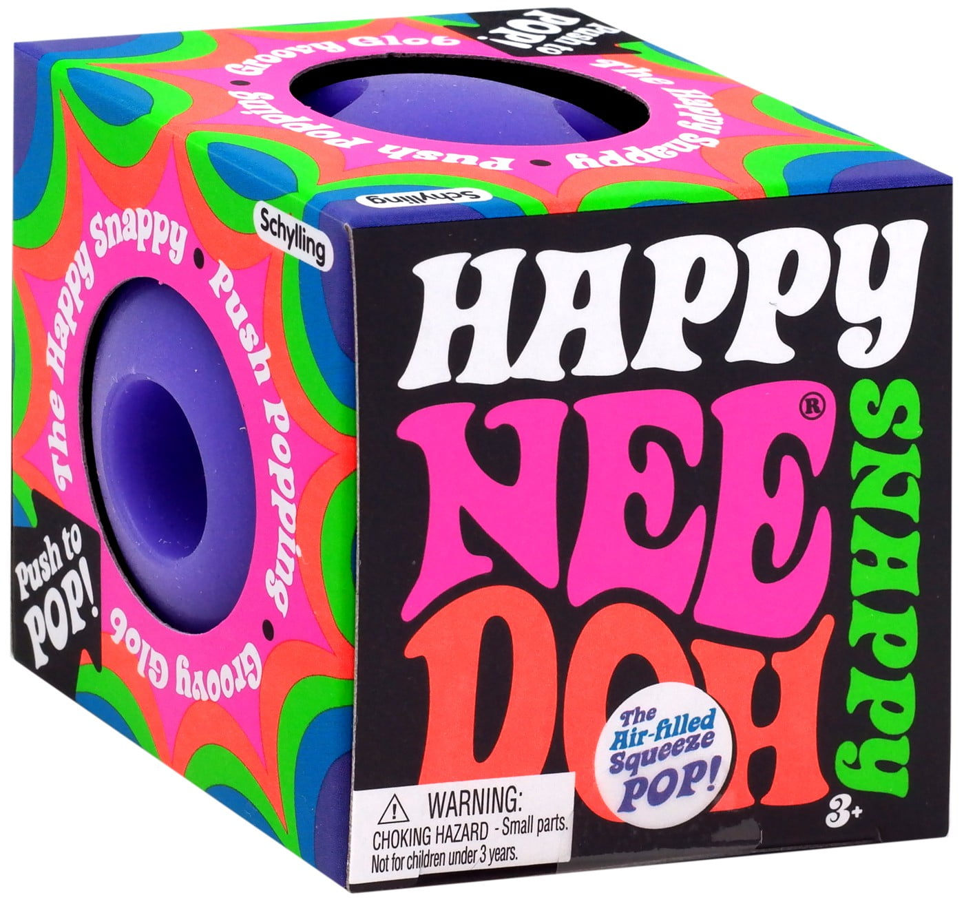 Air Filled Squeeze Stress Ball, Purple
