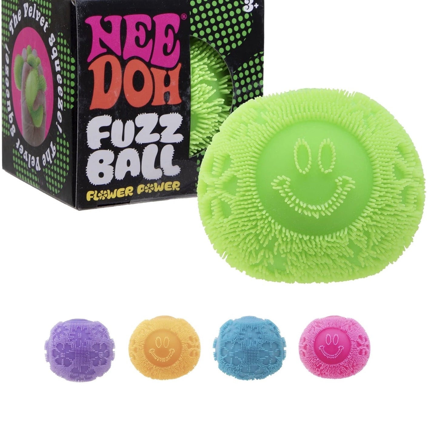 Fuzz Flower Stress Sensory Ball, 1 random color