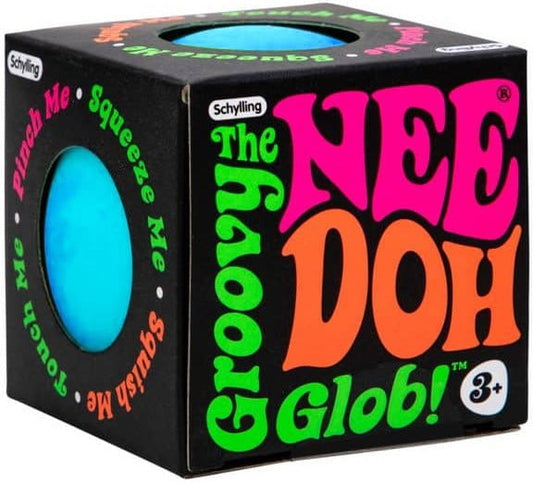 Small Nee Doh Stress Ball (The Groovy Glob, Blue)