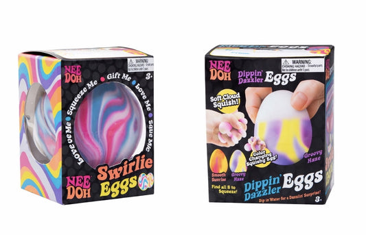 Swirlie Dippin' Dazzler Eggs Sensory Stress Color Changing Easter Stre