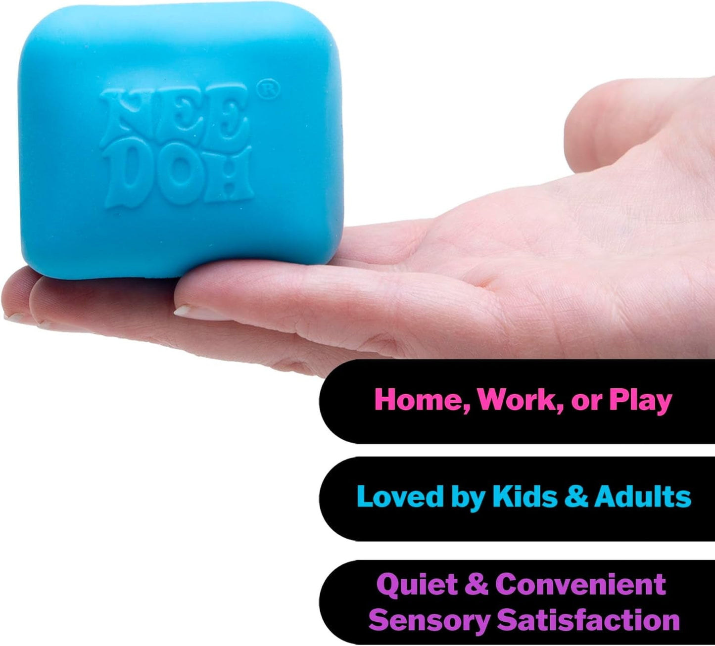 Nice Cube Glow - Sensory Toy with a Super Solid Squish - Glows in The