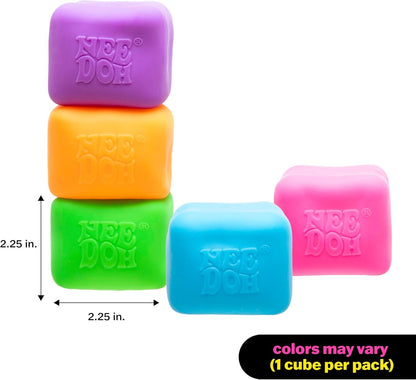 Nice Cube Glow - Sensory Toy with a Super Solid Squish - Glows in The
