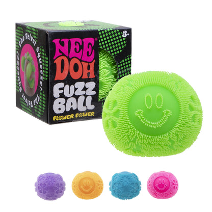 Fuzz Ball Flower Power Novelty Fidget Toy, (1 Piece, Color May Vary),