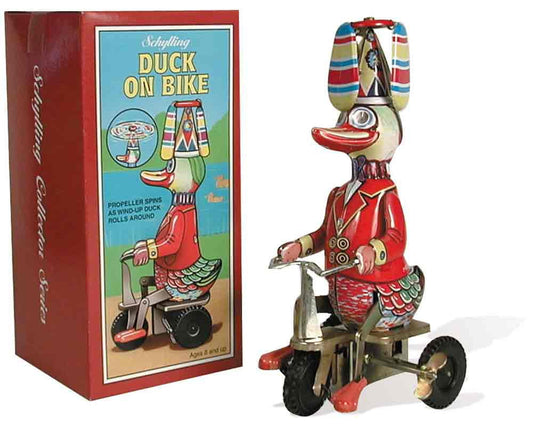 Wind-up Duck On Bike