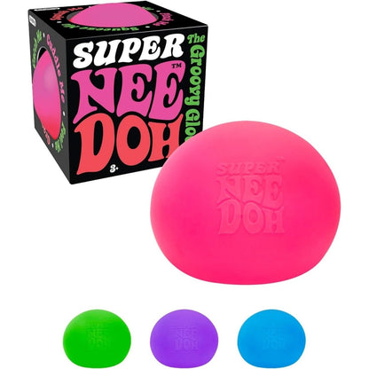 Super NeeDoh – Jumbo Stress Ball – 4.5″ – Assorted