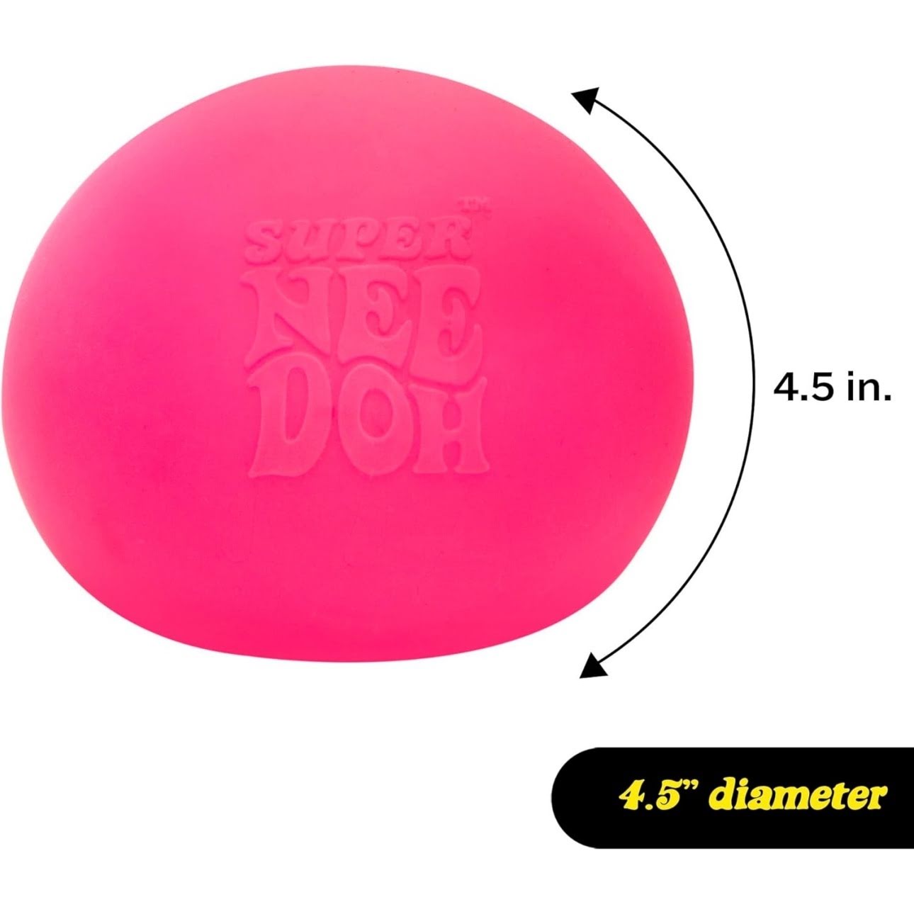 Super NeeDoh – Jumbo Stress Ball – 4.5″ – Assorted