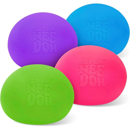 Super NeeDoh – Jumbo Stress Ball – 4.5″ – Assorted