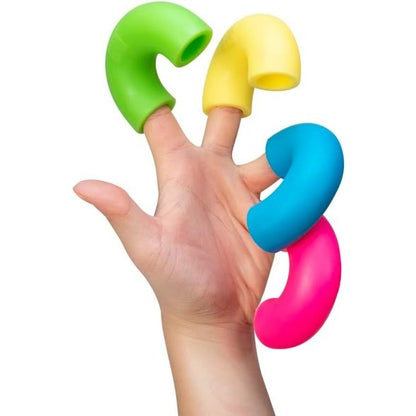 NeeDoh Mac ‘N’ Squeeze – 4 Squishy Noodles – Assorted