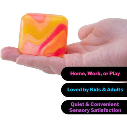 NeeDoh Nice Cube Swirl – Solid Squish – Assorted