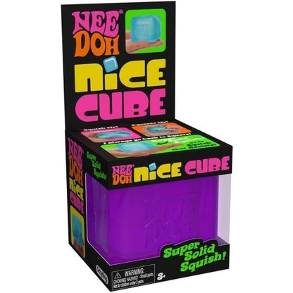 NeeDoh Nice Cube – Solid Squish – 3 Pack (Assorted)