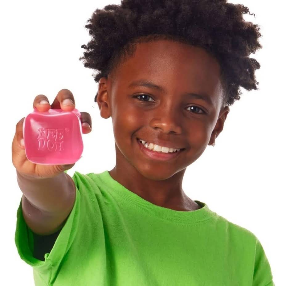 NeeDoh Nice Cube – Solid Squish – 3 Pack (Assorted)